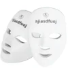 h j i asdfuo j        ——Red Light Therapy Mask for Face, 7+1 Colors LED Facial Skin Care Mask At Home, USB Rechargeable. Portable