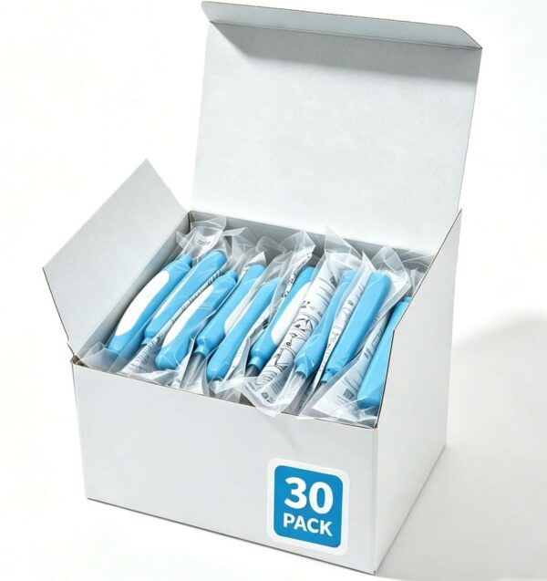 1 30-Pack , Non-Invasive , Soft & Disposable