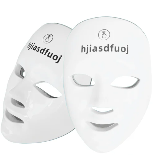 h j i asdfuo j        ——Red Light Therapy Mask for Face, 7+1 Colors LED Facial Skin Care Mask At Home, USB Rechargeable. Portable