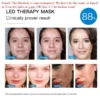 h j i asdfuo j        ——Red Light Therapy Mask for Face, 7+1 Colors LED Facial Skin Care Mask At Home, USB Rechargeable. Portable