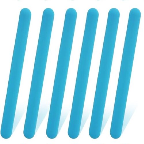 6 PCS Reusable Silicone Stirring Stick, Silicones Stirrings Sticks