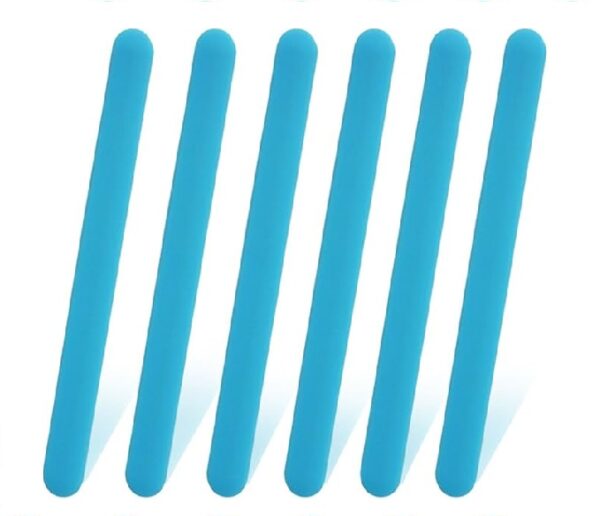 6 PCS Reusable Silicone Stirring Stick, Silicones Stirrings Sticks
