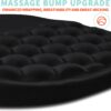3 Ergonomic Memory Foam Wrist Rest Mouse Pad β 12Γ8" Black, Non-Slip PU Base Black