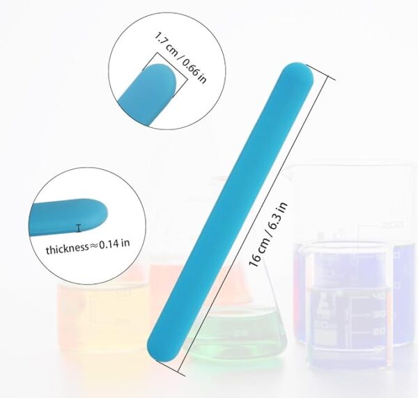 6 PCS Reusable Silicone Stirring Stick, Silicones Stirrings Sticks