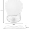 ErgoGel Mouse Pad – Gel Wrist Rest, Non-Slip PU Base, Washable